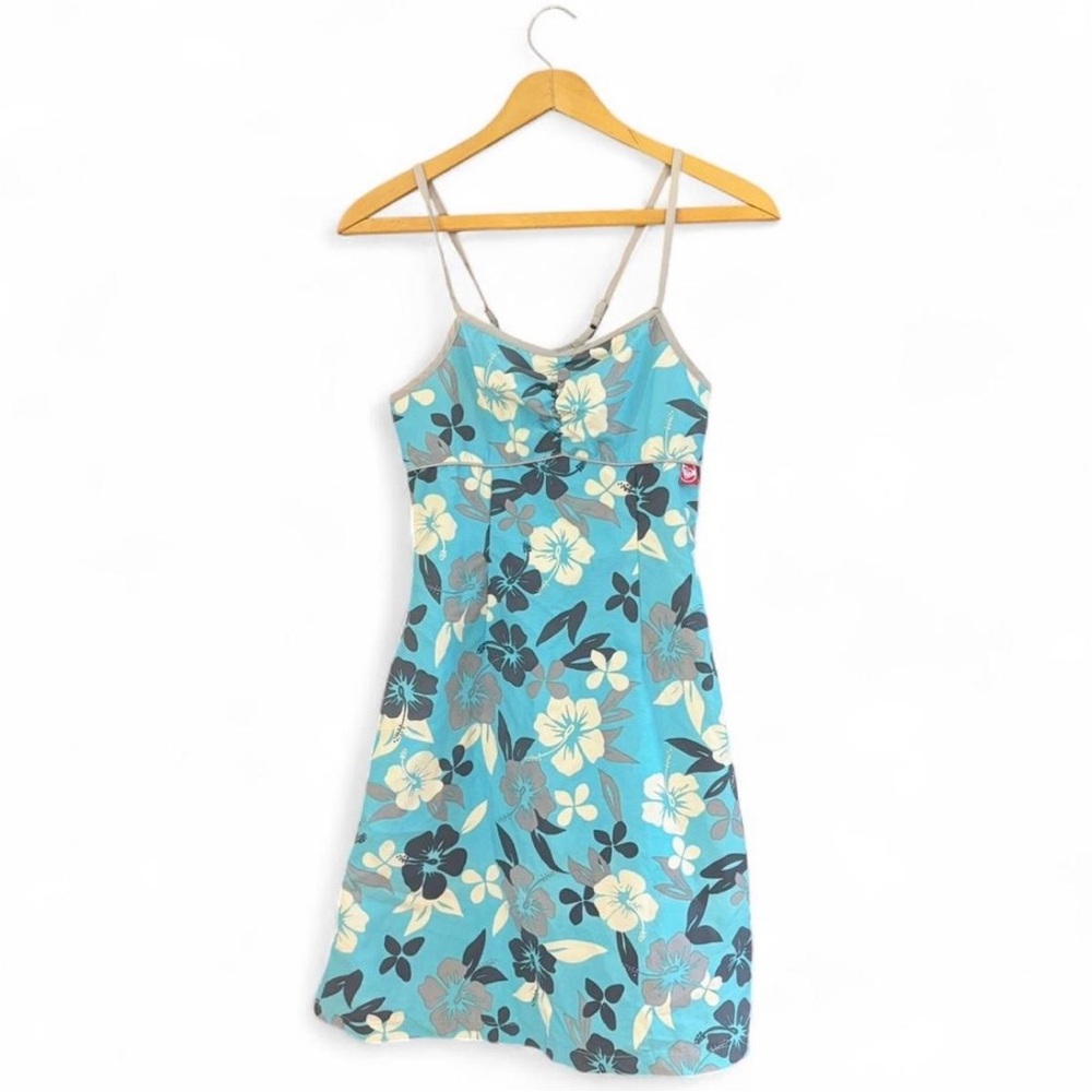 Vintage Roxy hibiscus slip dress